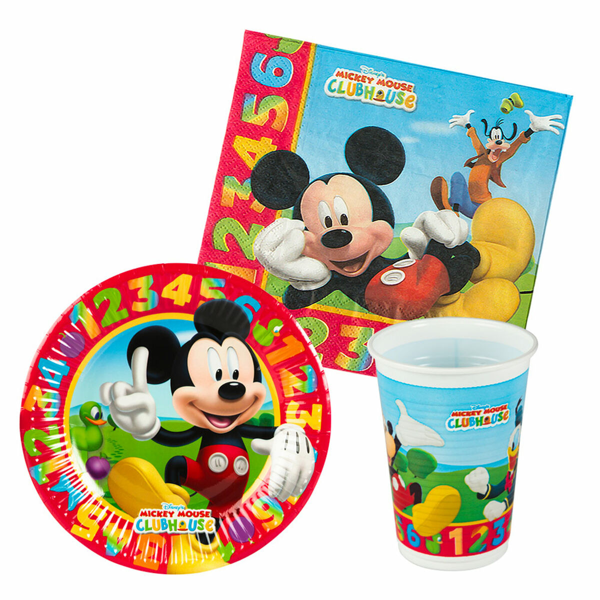 Buliellátó készlet Mickey Mouse (6 egység)